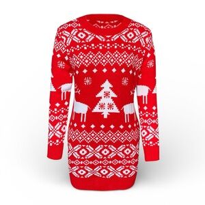 NWOT Christmas Sweater Dress Set